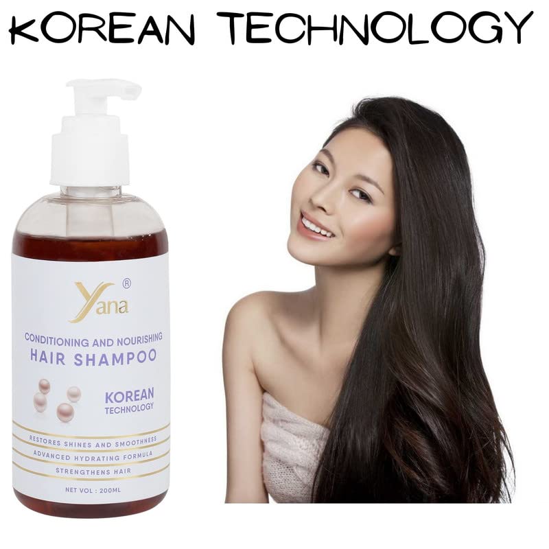 Јана шампон за коса со корејска технологија билен шампон за жени за сува коса