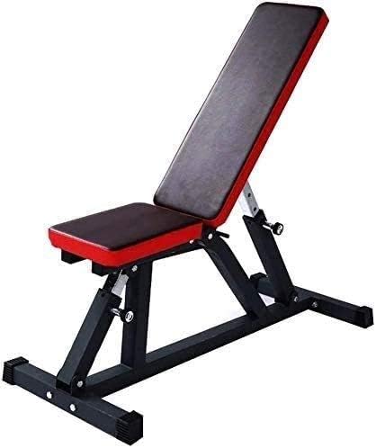 Прилагодлива клупа за тежина AOHMG, прилагодлива за вежби за вежби за вежби за вежби за вежби за тежина, седат наклонети клупи за апс, за кревање