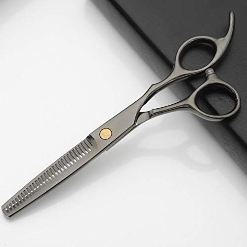 Комплет За ножици за сечење коса, Професионални Ножици За Домашна Фризура Од Нерѓосувачки Челик, Црни Фризерски Ножици Поставени
