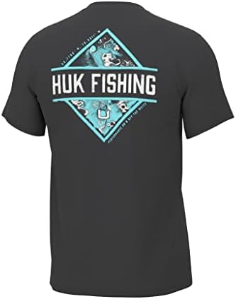 ТЕЕ за изведба на кратки ракави на Huk, маица за риболов