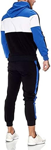 Mentracksuit со долги ракави за крпење спортски поставува панталони костум за мажи за мажи