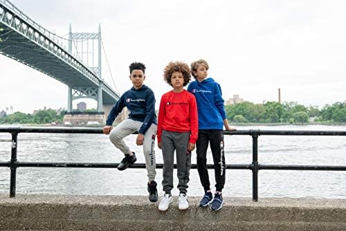 Шампионско наследство момчиња руно наредија целосна патент -качулка јакна Детска облека