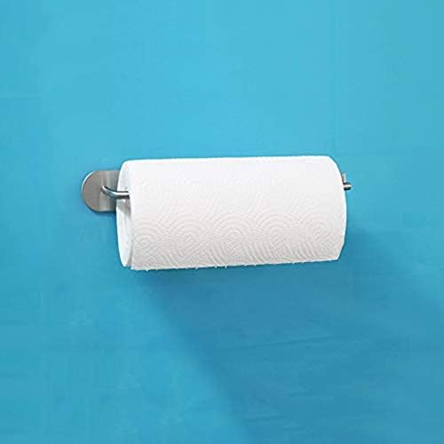 Држач за тоалетна хартија за бања за хартија Cujux без дупчење не'рѓосувачки челик четкан