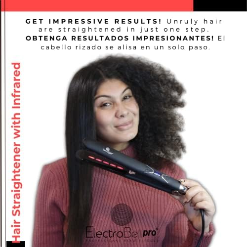 Зацрвстување на косата рамен железо за суви и црни жени професионални стилови за коса, топли алатки и уреди 464 Фаренхајт титаниум