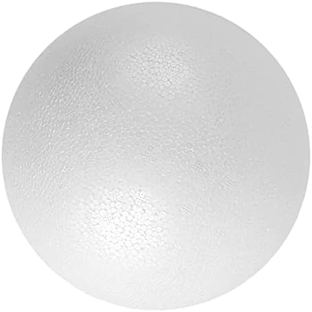 Yarnow 2 парчиња тркалезна пена топка свадба реквизити со цврста топка пена прирачник бело