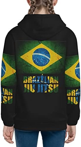 Вејмај Бразил Jiиу-itsитсу тинејџерски патент Худи деца дуксери за дуксери момчиња надворешна облека за надворешна облека топла јакна