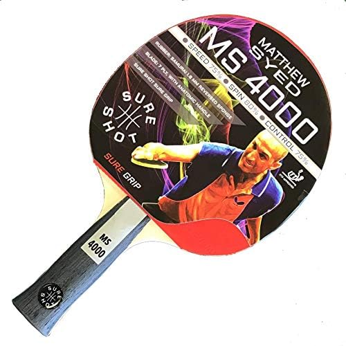 Сигурен шут Метју Сид МС-4000 Тенис лилјак, ИТТФ одобри гума од 1,8 мм самурај