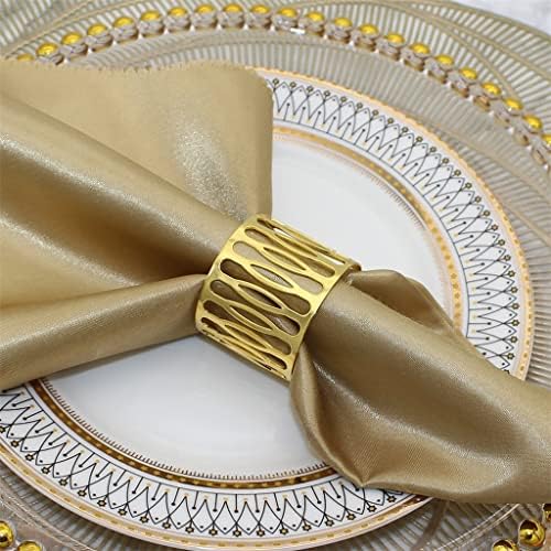 Декор на трпезата YGQZM, шупнете ги држачите за прстени од салфетка, сервис тока за венчаница Божиќна забава