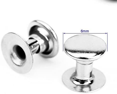 Копчиња за Sewacc двојно капаче за шиење на метални метални метални метални метални копче за брзо забивање на кожни кожени кожени кожни залета