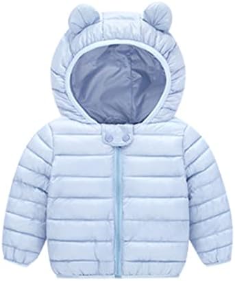 Јакна со качулка палто на ветерници за ветерници за ветерници за деца на отворено топло дебели деца бебе момчиња момчиња палто и јакна