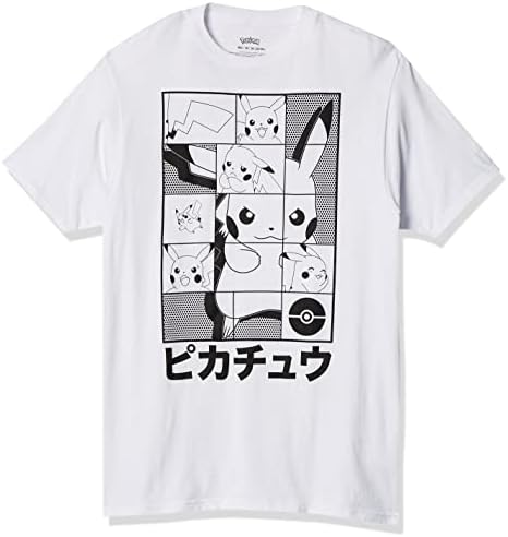 Pokemon Pokémon Pikachu Јапонски мозаик моќна маица