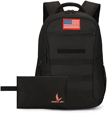 Камо ранец за мажи, воен рај на армијата 30L 40L со водоотпорен дел од знамето на САД за училиште на отворено