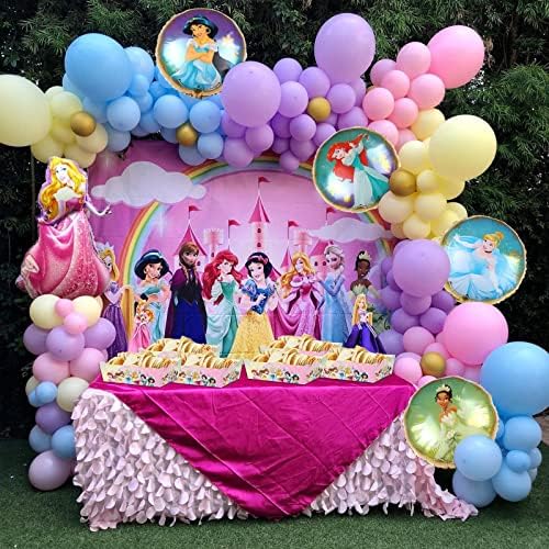 Nuwontun 30 пакет принцеза роденденска забава испорачува украси, принцеза храна сад за храна принцеза тема забава фаворизира фиока за сервирање
