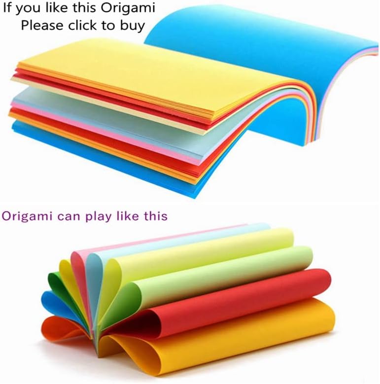 Yfqhdd оригами квадратни картон Голем двострана хартија во боја Детска градинка во боја рачно изработени материјали за сечење хартија