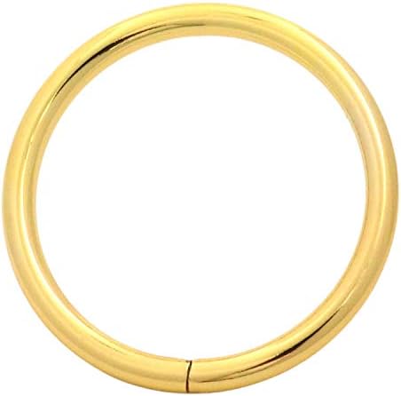Tianbang 1,5 внатрешен дијаметар o прстен не заварен - злато - пакет од 4