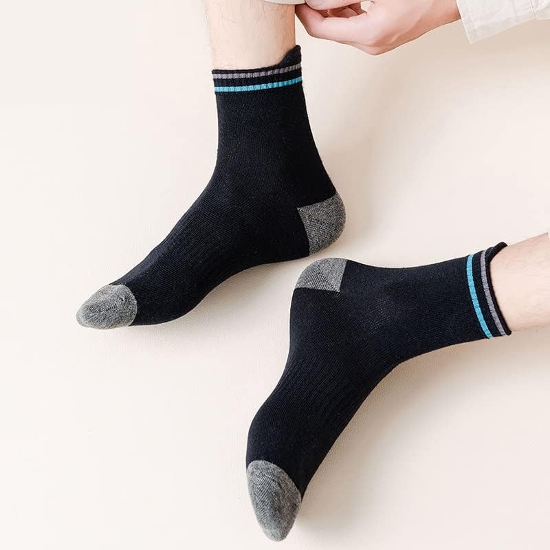 Венли 10 пара мажи спортски чорапи памук бизнис на отворено фитнес Брзо суво абење отпорен на топол долг чорап