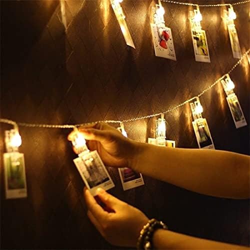 Vinmen 20 LED DIY Garland картичка Фото клип Стринг светла батерија оперирани самовила светла Божиќна свадба дома Луминарија декорација