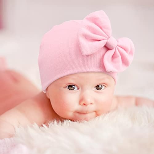 Драшов новородено бебешки капи болнички капа, памук, памук, бенеи, новороденчиња за 0-6 месеци
