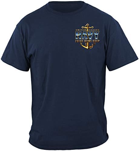 Еразор бита на американската морнарица гордост работи длабока маица MM2350