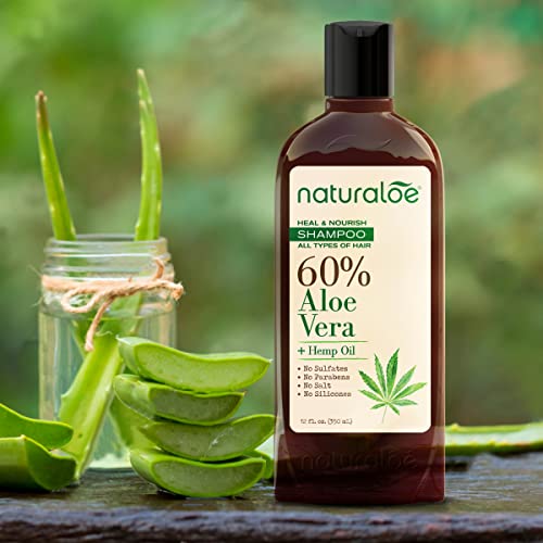Naturaloe - заздравување и негување - 60% алое вера + масло од коноп