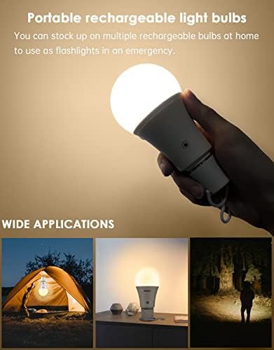Сијалици ЗА Полнење LED Батерија Резервна Сијалица Со Далечински Управувач Светилки За Итни Случаи Со Батерии За Домашен Прекин На Електричната