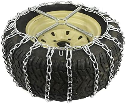 Продавницата РОП | Пар од 2 ланци на гуми за врски за Polaris 16x7.5x8 Front & 25x12x12 задни гуми ATV