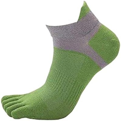 1 прсти мејаи Пет спортски пар чорапи решетки што трчаат мажи со пети чорапи со големина 7