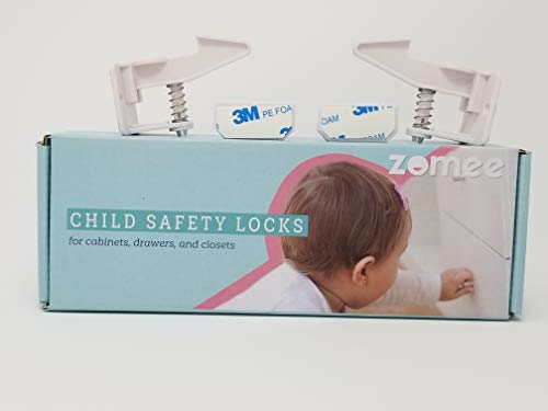 Кабинетот за безбедност на децата се заклучува 10 пакувања - испуштање на бебиња за фиоки, врати и плакари со супер силно лепило од 3