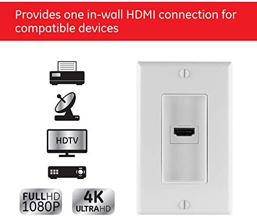 Ге Еден HDMI Ѕид Плоча, 4K, Целосна HD 1080p Бело 35291