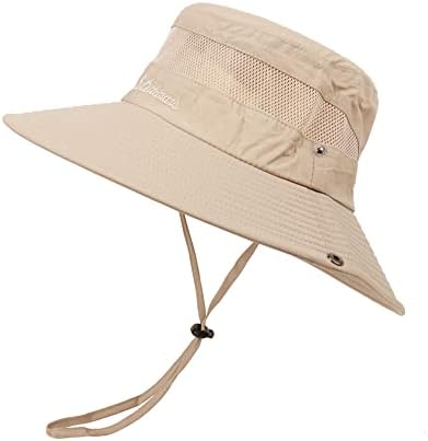 Uttpll сонце капа за мажи жени водоотпорни капи upf 50+ капа за заштита од сонце со дише сафари ветропороф риболов капа