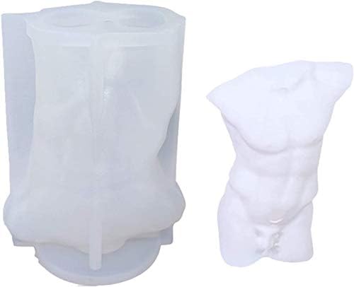 Калапи за тело од смола, силиконски штанд, калапи за тело, 3Д човечки облик на тело, женски торзо скулптури мувла, машки епоксидни