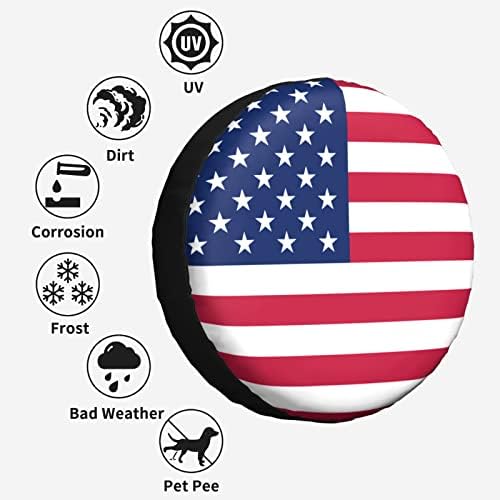 Знаме на Соединетите држави Печати резервни гуми за резервни гуми водоотпорна прашина за гуми за волани кои се докажани со UV, за Tripation