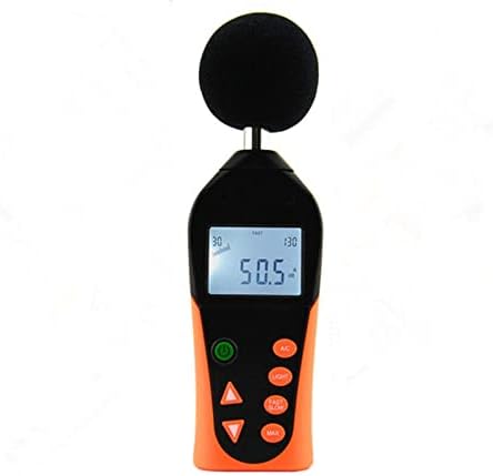 Nuopaiplus Professional Decibel Meter, рачен мерач на бучава детектор на мерач на децибела мерач тестер за бучава со висока прецизна