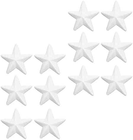 Aboofan 48 парчиња пена занаетчиска Божиќна starвезда во форма на пена starsвезди за занаетчиски starвезди