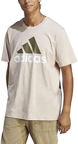 Машка маичка за маички на мажите на Адидас, голема маица за лого
