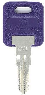 Глобална врска Г349 Клуч за замена: 2 копчиња