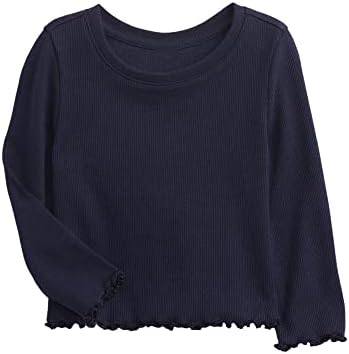 Маица со плетено плетено маичка за девојчиња од јаз