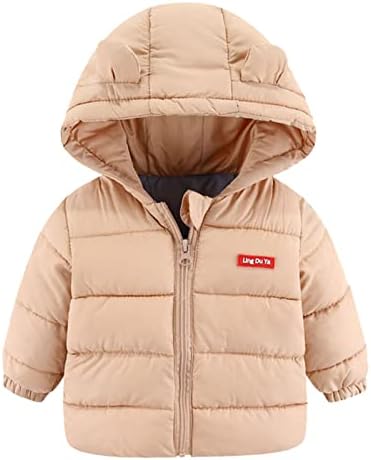 Детско дете деца бебешки грили момчиња со качулка со отворено јакна густа топла ветровионска облека облека Име бренд зимски палта за момчиња
