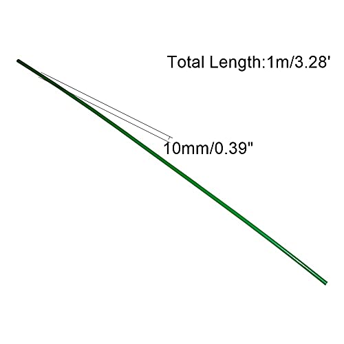 Беттомшин 2 парчиња Пом полиоксиметилен прачки 10мм/0,39 Надворешен дијаметар 1м/3.28ft должина на тврд стап за инженерство пластични тркалезни