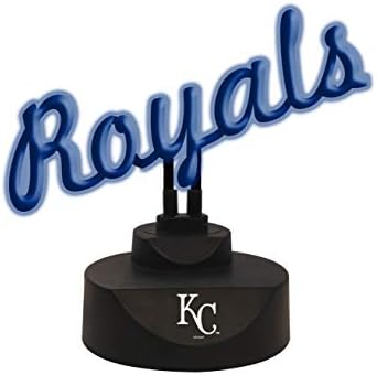 Компанијата за меморија MLB-KCR-1625 Официјална МЛБ Канзас Сити Ројалс скрипта Неонски знак, една големина, мулти