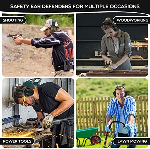 4 парчиња Пукање за заштита на увото ушите со NRR 21dB бучава Откажување безбедносно уво за заштита