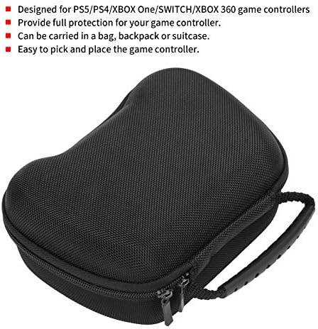 Торба за складирање на JOPWKUIN за контролор на игри, лесен преносен заштитен случај на GamePad за подарок за контролор на игри
