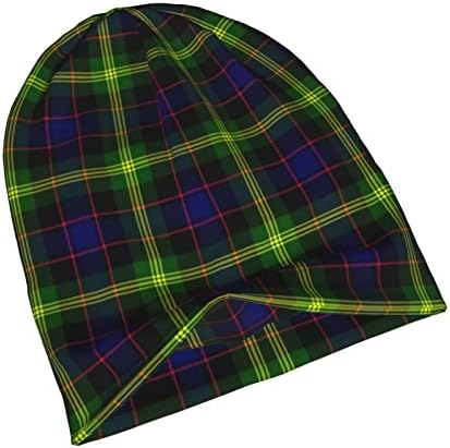 Mizibao Unisex Beanie Hat Scottish Clan Webster Tartan Claid Tarm Slouchy Plauchy Pleit Hap Headwear Подарок за возрасни
