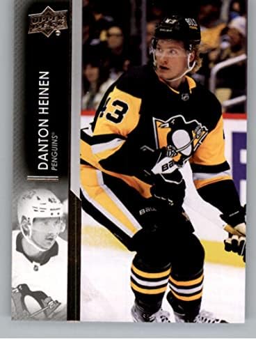 2021-22 Горна палуба Продолжена 618 Дантон Хајнен Питсбург Пингвини НХЛ хокеј за трговија со хокеј