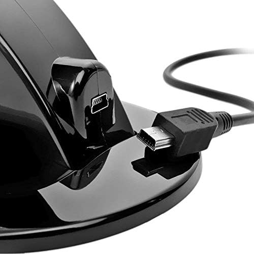 SJLHP Контролер Станица За Полнење, ДВОЈНА USB Брзо Полнење станица &засилувач; LED Индикатор, PS4 Контролер Полнач ЗА PS4/PS4 Pro/PS4