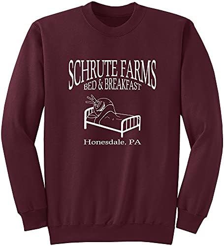 Beetwine Essentials Schrute Farms Hear & Rooction Sweatshirt Unisex