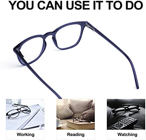 Очила За Читање Блокирање На Сина Светлина - Пролет Со Целосна Рамка Шарки Бифокални Очила За Читање Мажи И Жени Напрегање
