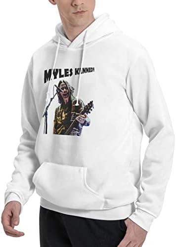 Julemy Myles Kennedy Hoodie Mens Casual Sweatshirt Pullover Hooded со џебови