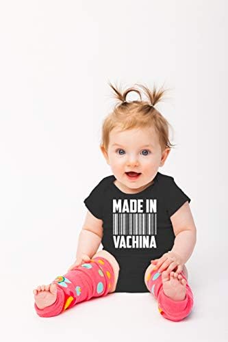 Направено во вакина - смешно слатко новороденче со кратки ракави со кратки ракави за новороденче смешно бебе ромпер