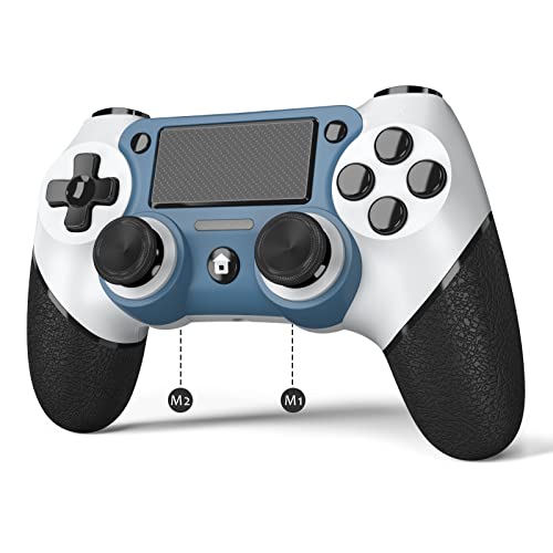 Famido Безжичен Контролер ЗА PS4 Контролер, 1000mah Bluetooth Gamepad Компатибилен СО PS4/Тенок/Про Безжичен Контролер За Игри Со Двојни Вибрации/6-Сензор